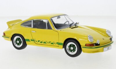 PORSCHE 911 Carrera 2.7 RS - 1972 - yellow / green - WhiteBox 1:24