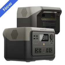 EcoFlow River 2 Max Portable Power Station 1000W Max LFP Outdoor Solar Generator