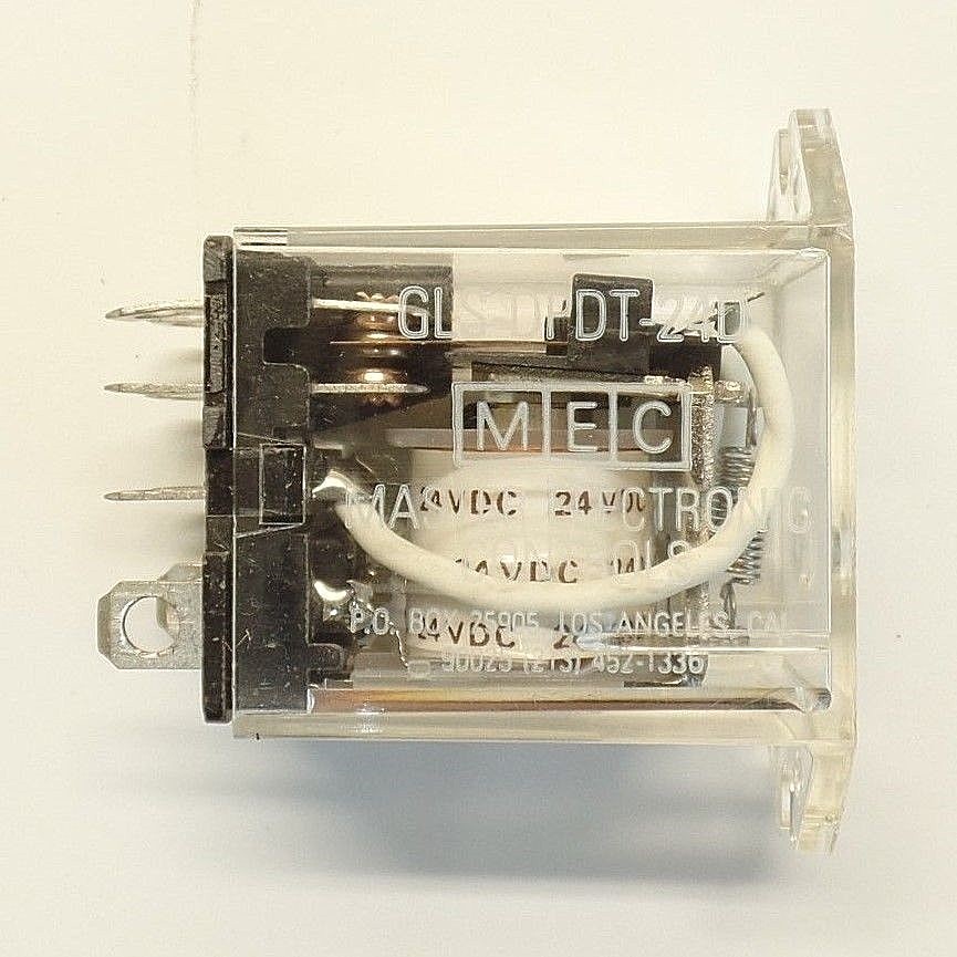 Master Electronics Controls, MEC, Part Number: GLS-DPDT-24D Relay