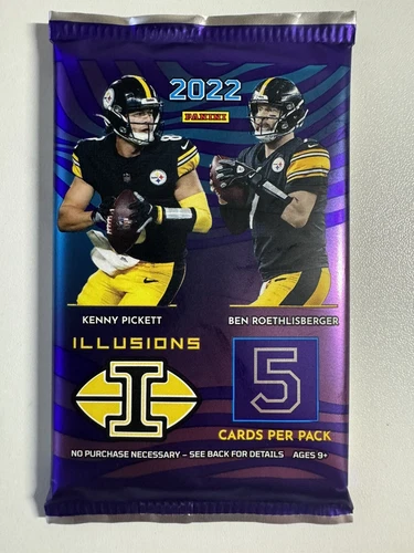 One (1) 2022 Panini Illusions Football Hobby Pack Sealed THIS IS ONLY FOR A PACK