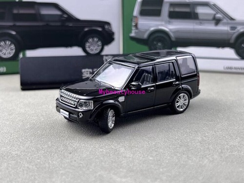 WHELART 1:64 Black Discovery 4 HSE Sports SUV Model Diecast Metal Car - 第 1/11 張圖片