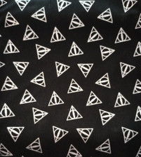 harry potter deathly hallows fun fabric 12 by 10 inch 1pc