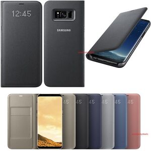 Genuine Samsung LED  FLIP CASE  Galaxy S8 mobile  cell phone  