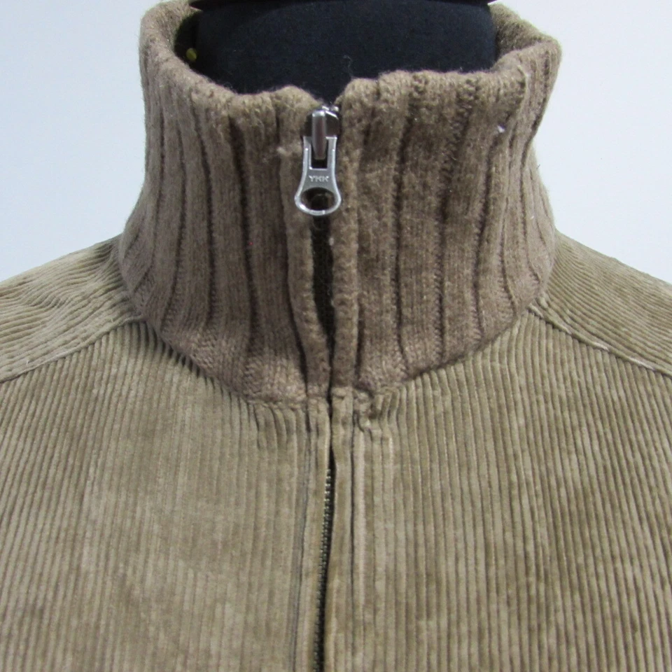H&M Mens Crew Neck Plain Cardigan Wool Blend Chest 46/48 Size XL REF (Y18786) - Image 3 of 4