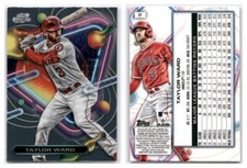 2023 Topps Cosmic Chrome Baseball Taylor Ward Base #87 - Los Angeles Angels