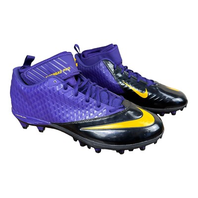Nike Lunarlon Superbad Pro TD Football Cleats Rare Purple 534994-518 Size 14
