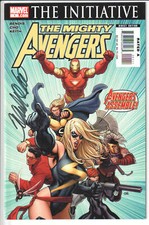 Mighty Avengers #1 2007 Signed by Frank Cho VF/NM