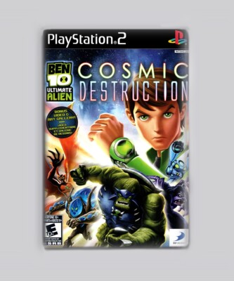 BEN 10 - ULTIMATE ALIEN - COSM / PS2 - 2''x3'' FRIDGE MAGNET (playstation 2 retro