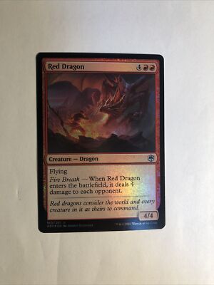 1x D&D Forgotten Realms Red Dragon Foil NM/M Magic The Gathering
