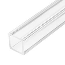 1 Pcs 20mmx20mmx2mm Wall Thickness 330mm Long Clear Acrylic Square Tube