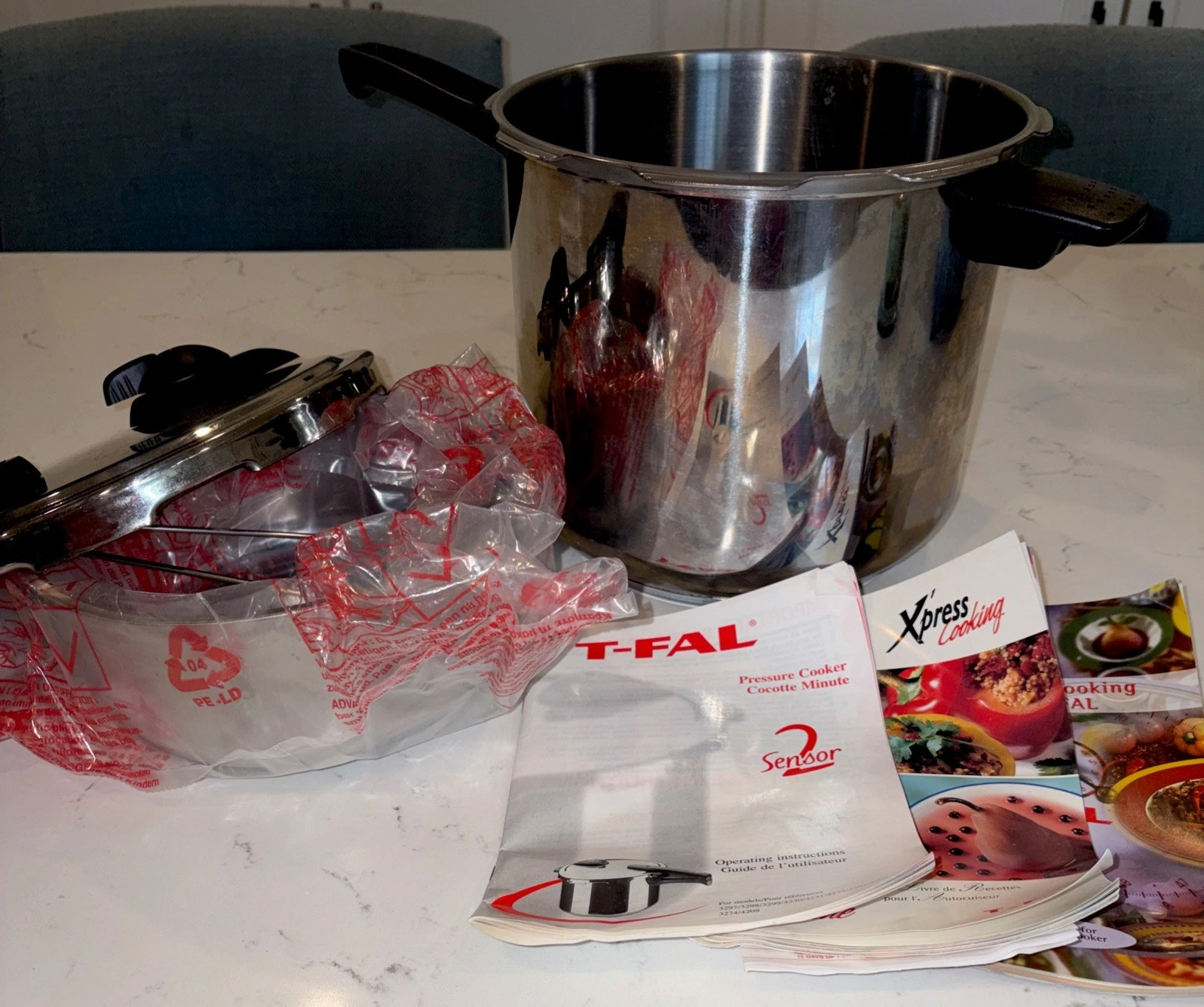 T-fal Healthy Express Pressure Stove Top Cooker 7.5L Stainless Steel Excellent
Opens in a new window