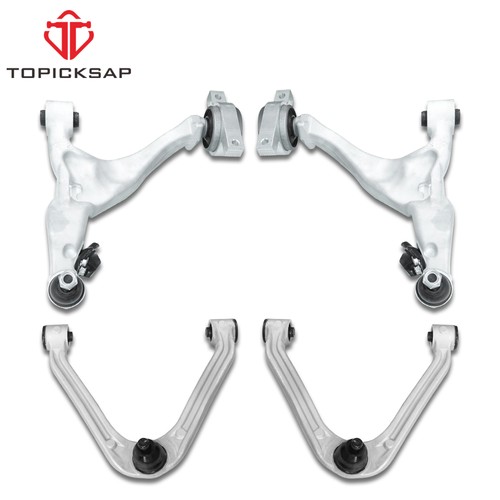 4Pcs Front Upper Lower Control Arms Kit Ball Joints For 2006-10 Infiniti M35 M45