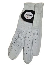 Titleist Players Golf Glove Mens Cadet Large White Cabretta Leather New Open Box