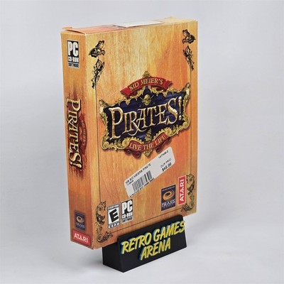 Sid Meier's Pirates! Live the Life (PC CD-ROM) Small Box CIB COMPLETE with MAP