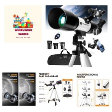 Telescope 70 mm Aperture 400 mm Refractor Astronomical Portable Telescope for...