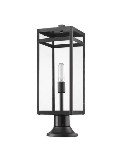 Z-Lite - Nuri - 1 Light Outdoor Pier Mount In Outdoor Style-23.5 Inches Tall and - Picture 3 of 4