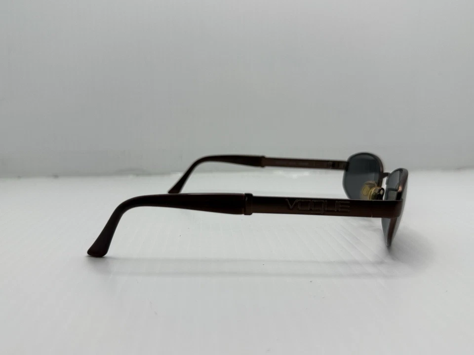 Rare Vintage Vogue VO3277-S 549-S Brown Oval Metal Sunglasses Frames Only 55-18 - Image 3 of 4