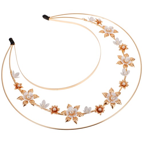 Pearl Hair Crown Miss Goddess Headpiece for Women Greek Headband - Picture 11 of 12