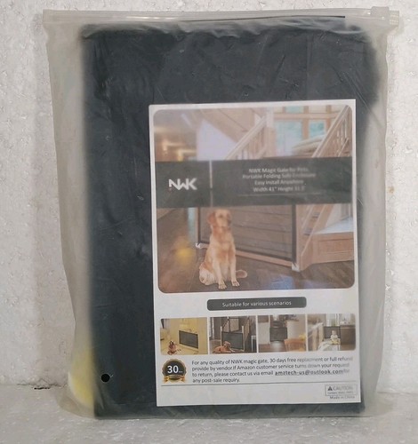 NWK Magic Pet Gate For Anywhere 41" X 31.5" Portable Safe Enclosure Pets & Kids