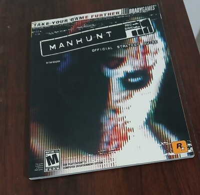 Manhunt Official Strategy Guide (2003) Brady Games-Rare-Used/Very Good Cond.