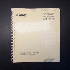 VINTAGE ATARI ST BASIC SOURCEBOOK AND TUTORIAL