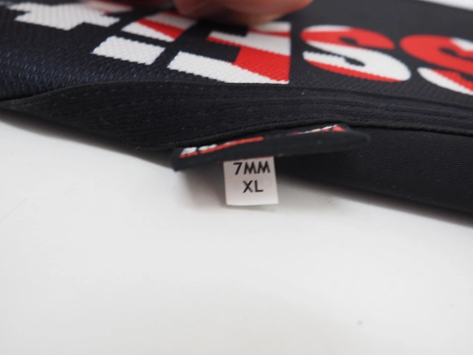 NEW! RockTape Assassins Knee Support Sleeves 7mm XL 41cm-46cm Red, Black, White - Image 2 of 4