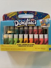 Paquete de 18 compuestos de dibujo Play-Doh DohVinci para lienzo papel vidrio y cartón