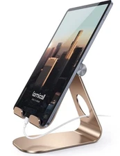 Lamicall Tablet Stand Adjustable, Tablet Stand : Desktop Stand Holder Dock