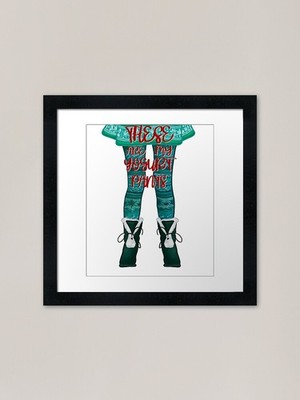 These are my yogurt pants gerahmt Ar gerahmt Wandbild Poster Leinwanddruck Bild