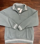 Abercrombie & Fitch Soft A&F Essentials 1/4 Zip Sweatshirt Pullover XS NWT $80