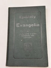 Czech Catholic Book Epištoly a Evangelia na všecky neděle a svátky CHICAGO, ILL.