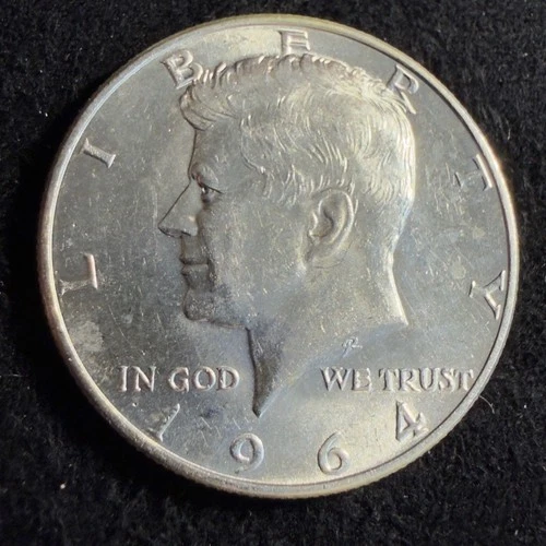 1964 D Kennedy SILVER Half Dollar 50c UNCIRCULATED BU From Orig Roll cb659