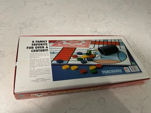 Milton Bradley Deluxe Parcheesi Board Game 1999 Vintage