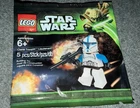 LEGO 5001709 Star Wars Clone Trooper Lieutenant Minifigure New Sealed Polybag