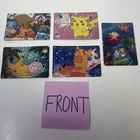 Pokémon Pocket Monsters Vending Prism Holo Foil Rare Card LOT Pikachu Dragonite