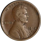 1914-D Lincoln Cent Choice F/VF Key Date Superb Eye Appeal Nice Strike
