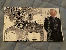 KLAUS VOORMANN Signed 4x6 Photo ARTIST & BEATLES ALBUM DESIGNER AUTOGRAPH 1N
