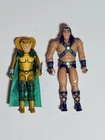 GI Joe ReAction+ Serpentor & Ramar Loose Figure Lot Super7 Complete