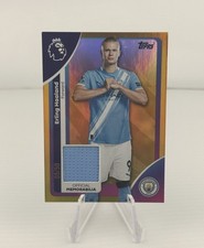 Patch oro 2025-26 Erling Haaland Topps Premier League /50 uomo City giocatore - indossata