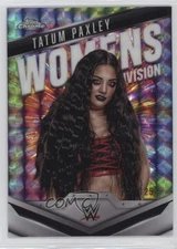 2025 Chrome WWE Women's Division Aqua Geometric Refractor /125 Tatum Paxley 1jj7