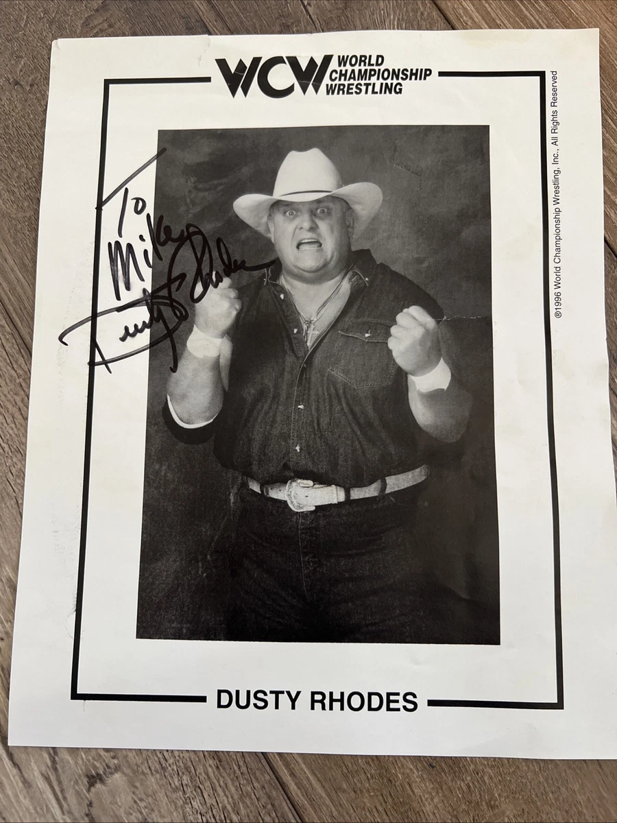 Dusty Rhodes Wrestling Original Autographed Items for sale | eBay