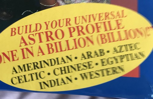 Vintage Universal Astrologe 1997 Antonia Bonomi 8System Welthoroskop Kit NEU - Bild 2 von 7