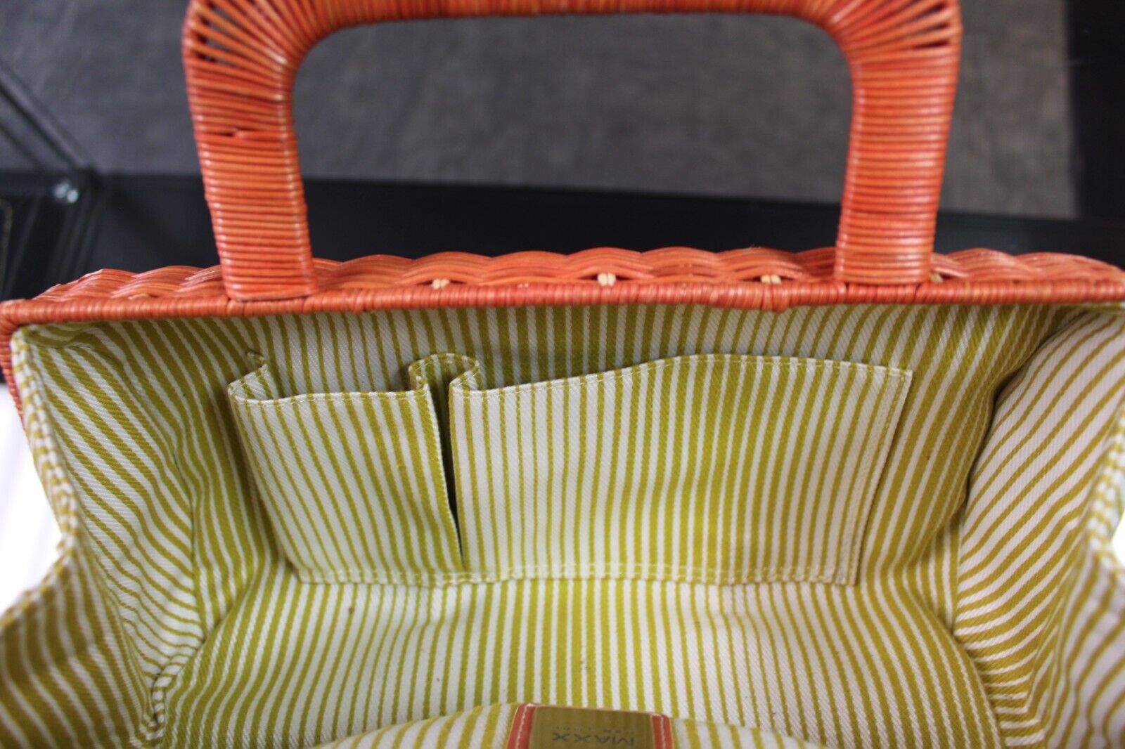Pink + Orange Handle Bag – KATE CORN