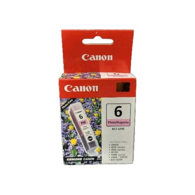 New Genuine Canon BCI-6PM Photo Magenta Ink Cartridge New