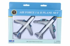 AIR FORCE ONE & AIR FORCE TWO PLANE SET DARON RT5733 DIECAST CAR