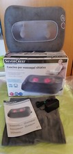 Cuscino per massaggi shiatsu Silver Crest - Teste rotanti con luce e calore