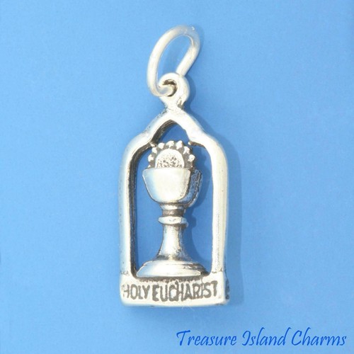 Holy Eucharist 3D 925 Solid Sterling 