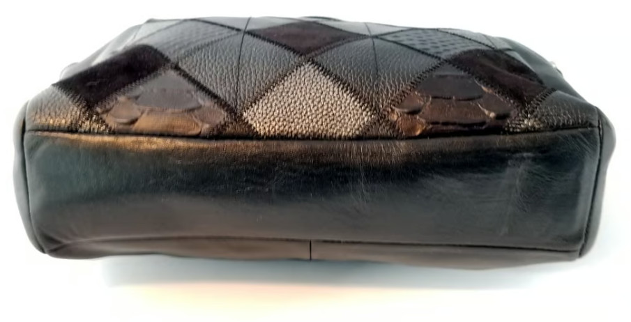 Coach Kelsey Black Patchwork Tote/Crossbody Bag image 7