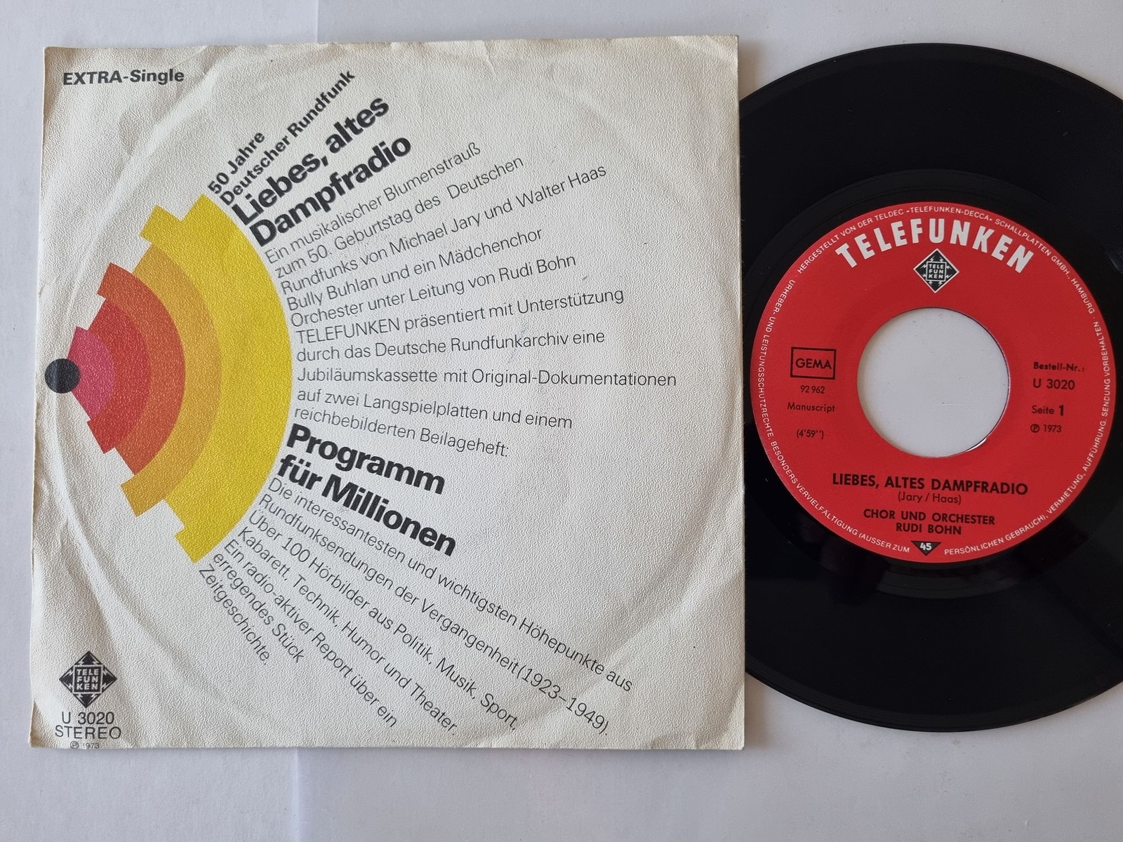 Bully Buhlan/ Rosita Serrano - Liebes altes Dampfradio/ Ti-pi-tin 7'' Vinyl Germ