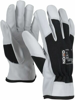 OX-ON Worker Supreme 2601 , Stone Arbeitshandschuhe Lederhandschuhe Gr. 9/L